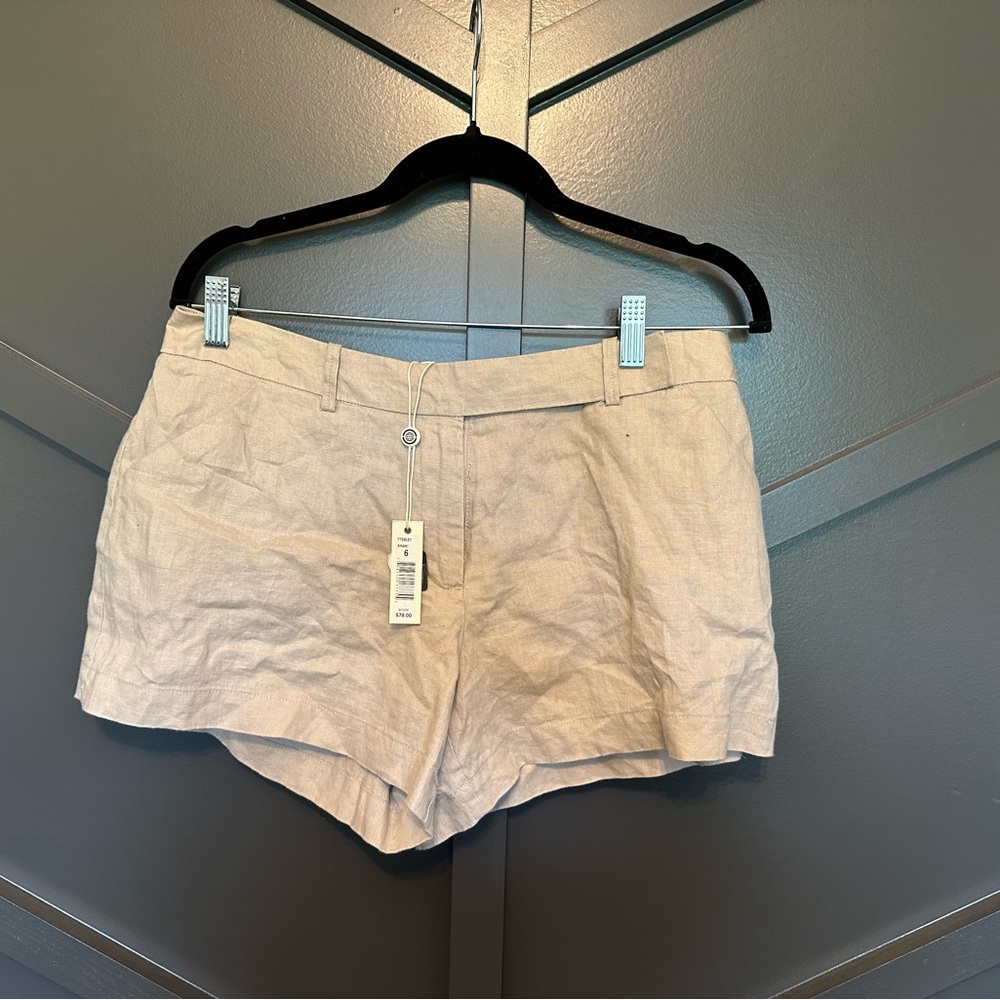 💙Max Studio Khaki shorts NWT lightweight summer shorts